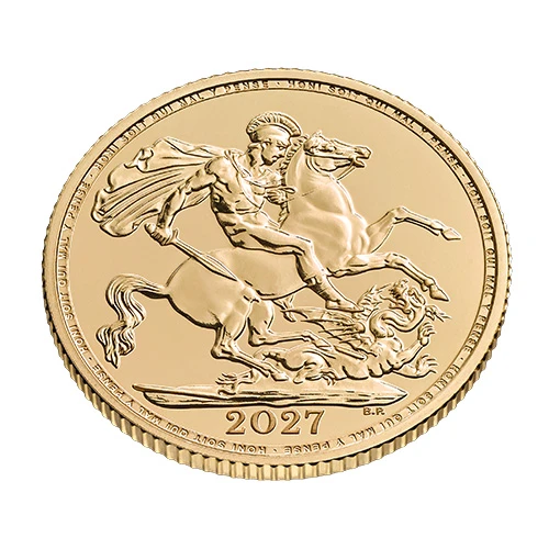 3,66 g Gold Half Sovereign 2027 3,66 g Gold Half Sovereign 2027