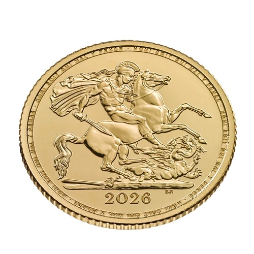 3,66 g Gold Half Sovereign 2026