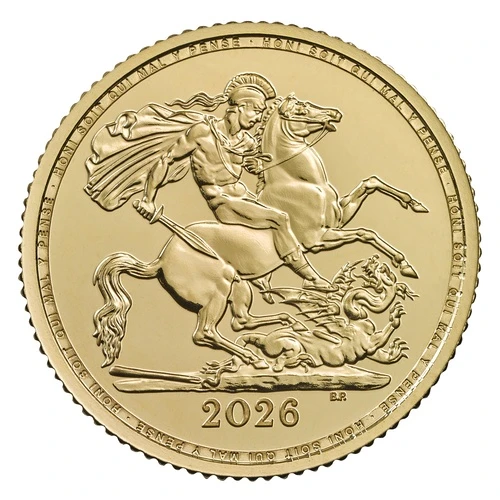 3,66 g Gold Half Sovereign 2026