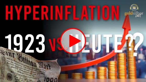 Hyperinflation 1923 vs. heute