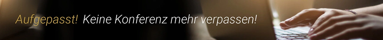 Keine Konferenz mehr verpassen