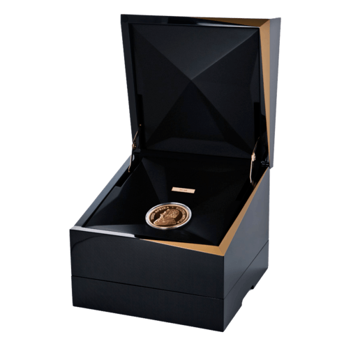 Goldmünze 5 Unzen Krügerrand 50th Anniversary 2017 - Polierte Platte im Etui, der Hersteller South African Mint