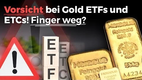 Vorsicht bei Gold-ETFs Vorsicht bei Gold-ETFs
