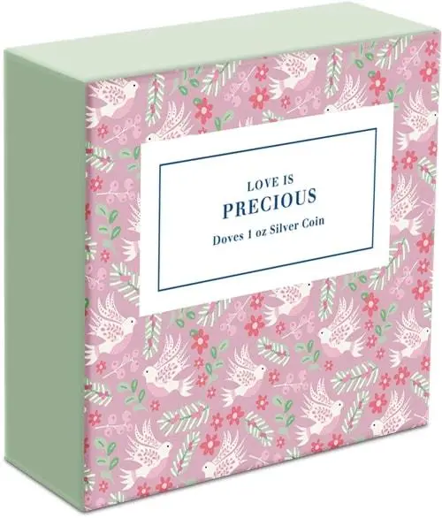 love is precious 1 oz box silbermuene 2022