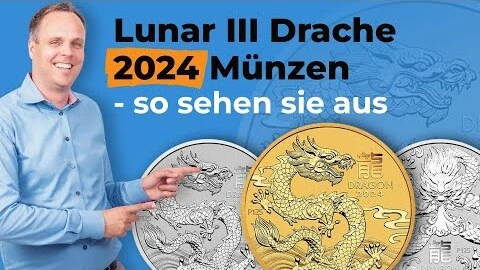 Lunar III Drache 2024 Münzen
