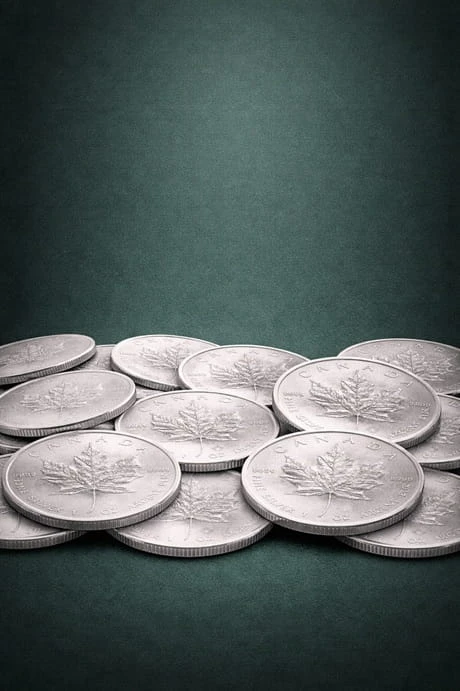 Maple-Leaf-Silbermünzen