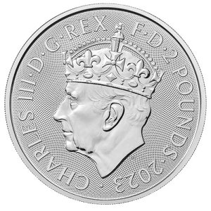 1 Unze Silber Britannia 2023 Charles III.