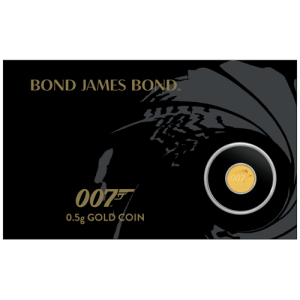  Verpackung 0,5 g Gold 007 James Bond 2020 