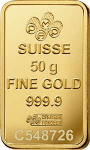 50 g Goldbarren Pamp Suisse Lady Fortuna RS