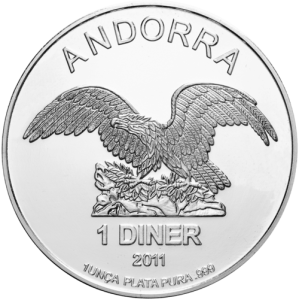 1 oz Silber Andorra Eagle 2021 