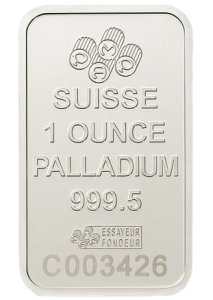 1 Unze Palladium Fortuna Barren PAMP Suisse