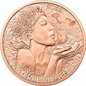 Löwenzahn 2022 Mit der Sprache der Blumen Kupfermünze