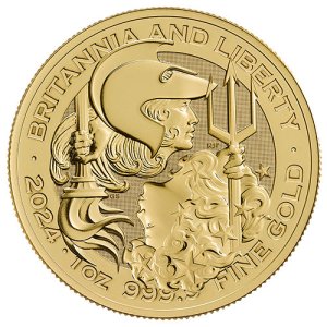 1 Unze Gold Britannia and Liberty 2024 Motiv