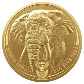 1 Unze Gold The Big Five 2022 Elefant