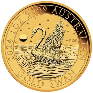 1 Unze Gold Australien Schwan 2024 Motiv