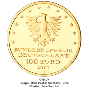 1/2 oz Gold 100 Euro Deutschland 2007 UNESCO Welterbe - Hansestadt Lübeck 