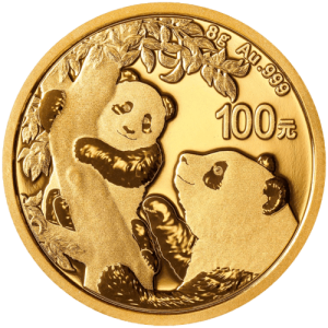 8 g Gold China Panda 2021