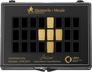 UnityBar Collection Heimerle und Meule 5 x 1 g Gold 