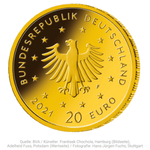 20 Euro Goldmünze Schwarzspecht 2021 
