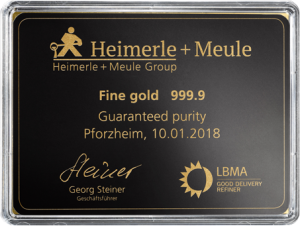 100 g Gold CombiBar Heimerle & Meule