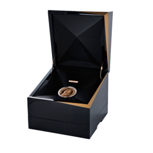 50 Unzen Goldmünze Krügerrand 2017 Proof-Qualität einzeln verpackt in einer Münzkapsel und in einem schwarzen Münzetui der South African Mint