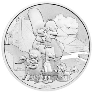 1 Unze Silber The Simpsons Familie 2021 