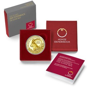 Steinbock 100 Euro Gold ETUI