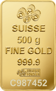 500 g Goldbarren Pamp Suisse Lady Fortuna RS