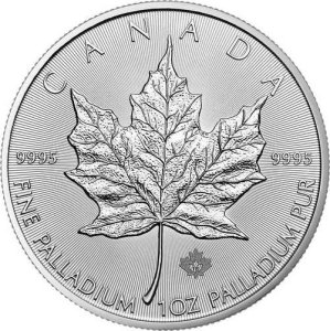 1 oz Maple Leaf Palladium Motiv