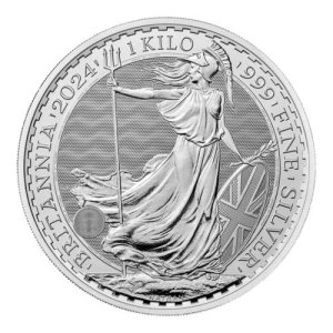 1 kg Silber Britannia 2024