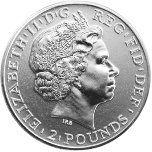 Rückseite der 1 Unze Silber Britannia diverse Jahrgänge (differenzbesteuert) von Hersteller Royal Mint