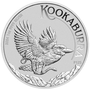1 Unze Silber Kookaburra 2024 Motiv