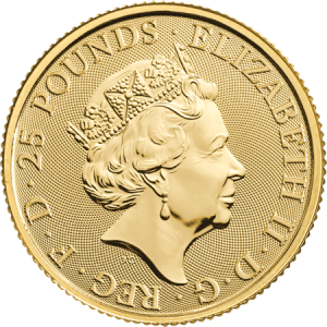 1/4 Unze Gold Royal Tudor Beasts 2022 Lion of England