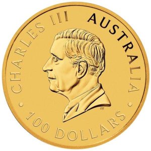 1 Unze Gold Australien Schwan 2024 Wertseite