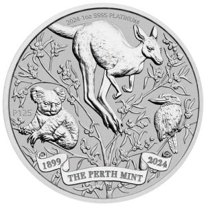1 Unze Platin Perth Mint's 125 Anniversary 2024 Vorderseite