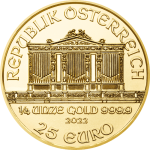 1/4 oz Gold Vienna Philharmonic 2022