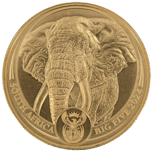 1 Unze Gold The Big Five 2024 Elefant