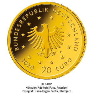 Goldmünze Weißstorch 2022 20 Euro 