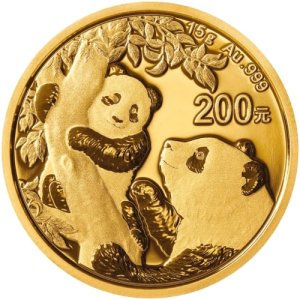 15 g Gold China Panda 2021