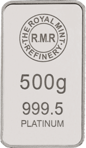 500 g Platinbarren Royal Mint 