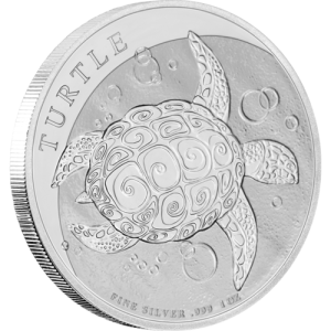 Schildkröte 1 Unze Silber 2021 Motiv