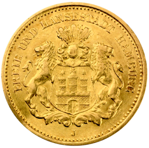 1,79 g Gold 5 Mark Deutsches Kaiserreich Motiv