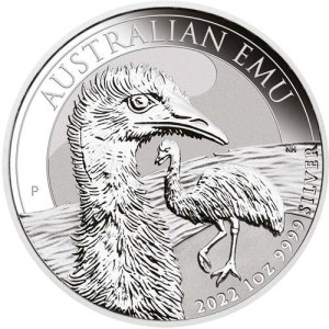 1 Unze Silber Emu 2022