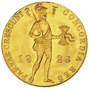 1 Dukat Niederlande Goldmünze Motiv