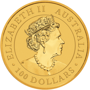 Rückseite 1 oz Gold Australien Emu 2019