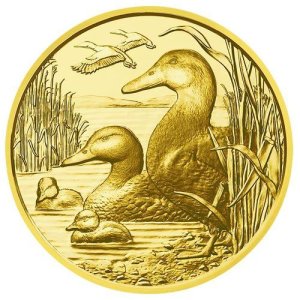 100 Euro Goldmünze Stockente 2018