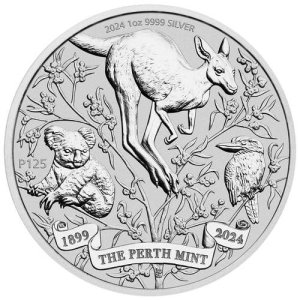 1 Unze Silber Perth Mint's 125 Anniversary 2024 Vorderseite