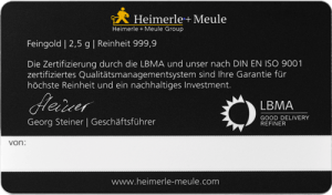 FineCard 2,5 g Alles Gute Heimerle + Meule