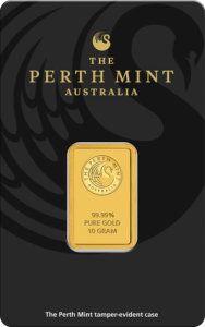 10g Goldbarren Perth Mint 