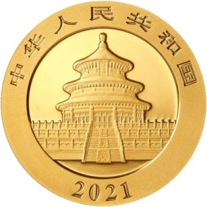Gold China Panda 2021 Wert